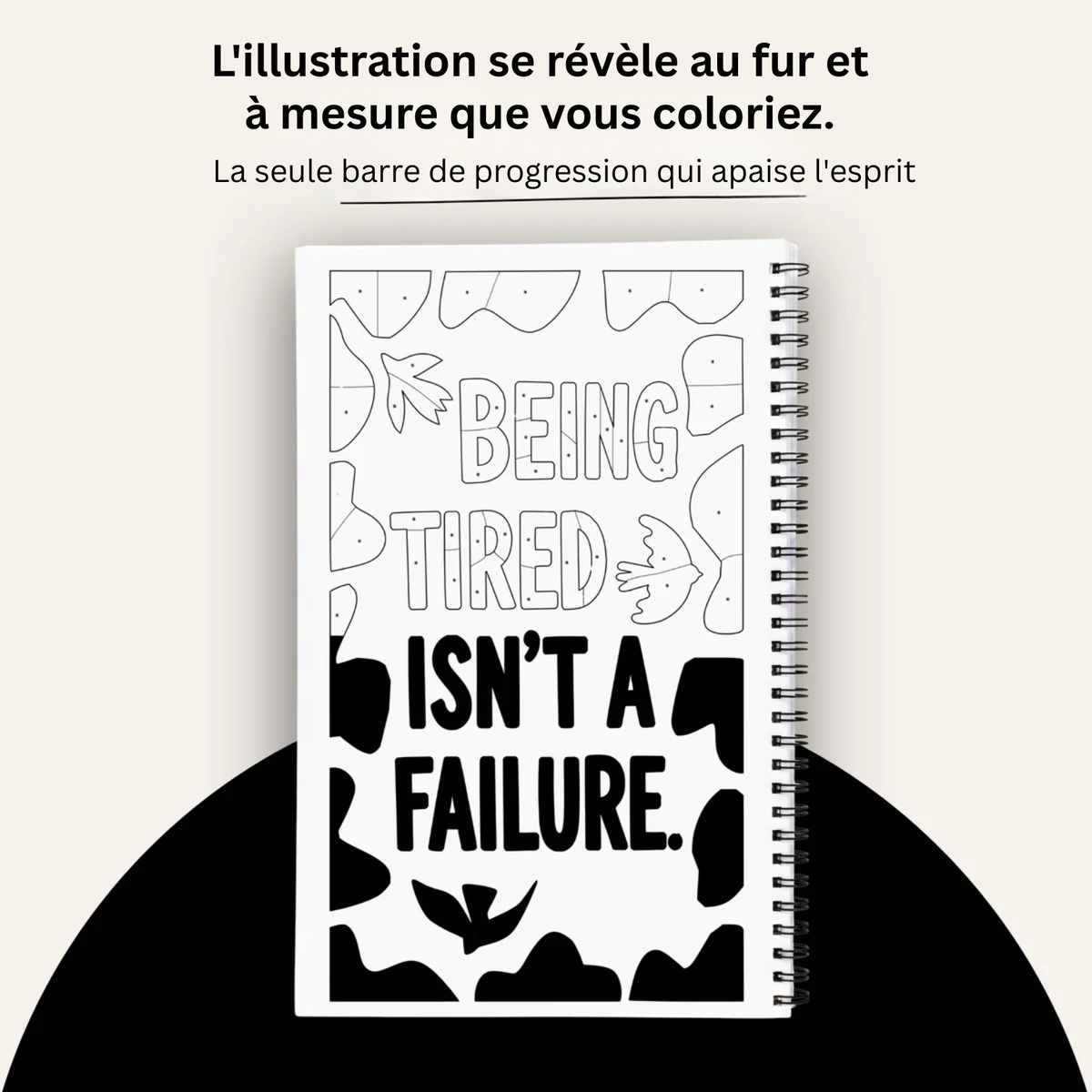 Livre de coloriage à une seule couleur – Édition Reset®