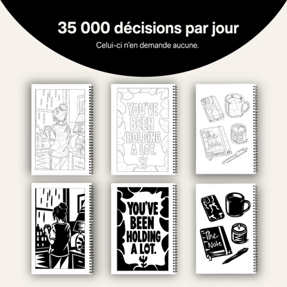 Livre de coloriage à une seule couleur – Édition Reset®